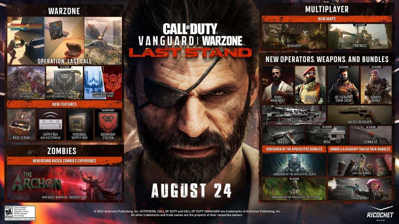 زمان شروع و جزئیات فصل 5 Call Of Duty: Warzone And Vanguard